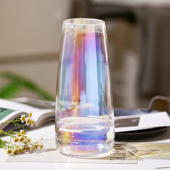 Clear Flower Vases for Table Desk Decor Modern Centerpiece Home Indoor Glass Decorative Vase for Wedding