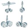 1PC  Industrial Sliding Door Pulley Steel Hardware Tools Hanging Rail Channel Wheel Accessories H2 H3