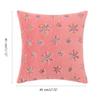 Plush Snowflake Pillowcase Christmas Decoration Cushion Cover Pillow Covers Home