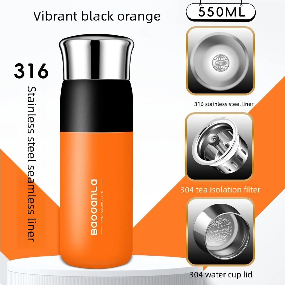 550 /850ml 28.75 Ounce Coffee Thermos | Thermal Water Bottle for Tea Hot & Cold Drinks Stainless Steel Vacuum Sealed Insulated T