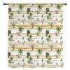 Tropical Palm Tree Sheer Chiffon Curtains For Living Room Bedroom Summer Window Drapes Home Decor