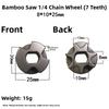 7 Tooth 1/4 Pitch Carbon Steel Chainsaw Sprocket Gear For 4-8 Inch Wood Cutting Saw Chains Replacement Part