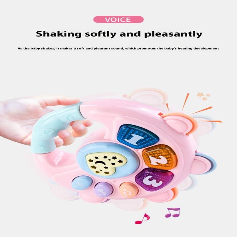 Baby Musical Toy With Animal Sound Kids Piano Keyboard Electric Flashing Music Instrument Early Educational Toys For Children