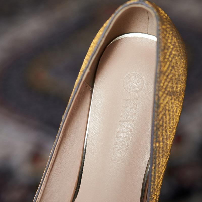 Jarní a podzimní nové špičaté boty na jehlovém podpatku Single Shoes Všestranná móda Dámská obuv