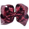29Colors 8 inch Big Rainbow Large Hair Bow Sequins Ribbon Hairgrips With Alligator Clips Headwear Bowknot Girls Hair Accessories