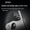 Green Forest High Pressure Excavator Grease Gun - Double Pressure Rod