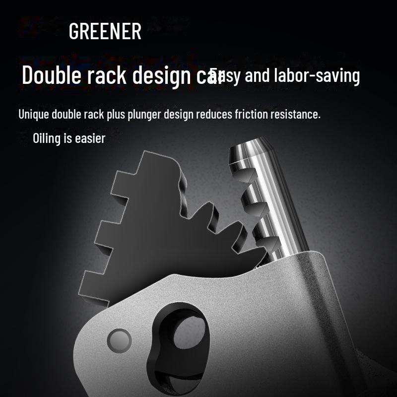 Green Forest High Pressure Excavator Grease Gun - Double Pressure Rod