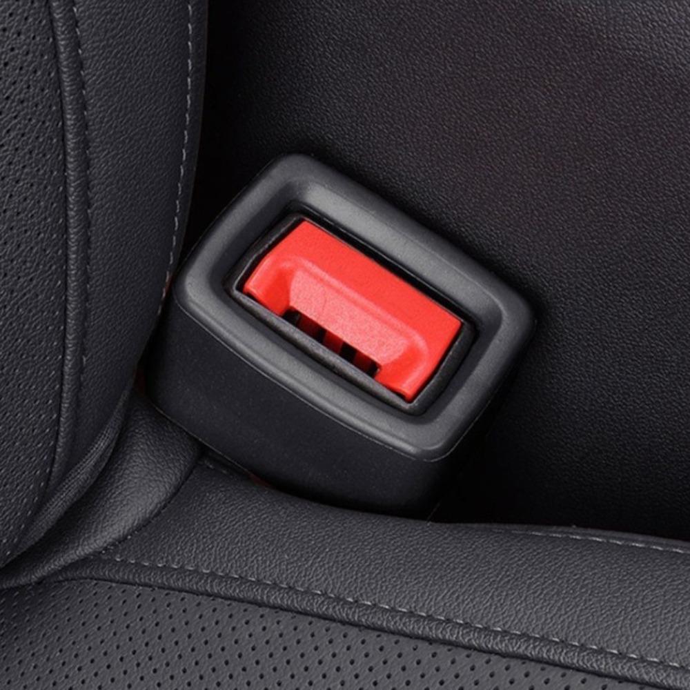 

2 шт. універсальний захисний чохол для ременя безпеки з кнопкою, що запобігає подряпинам, захисний чохол для ременя безпеки автомобіля коричневий