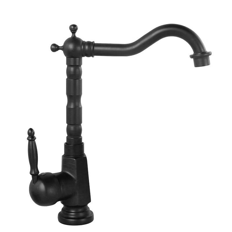 MDNG Black Tall Bathroom Basin Faucet