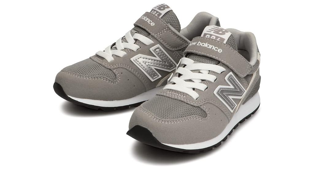 Sneakers YV996 Current Model Elastic Strap Velcro Tape Boys Girls Gray Cm M [New Balance] Kids' (GR3) 20.0