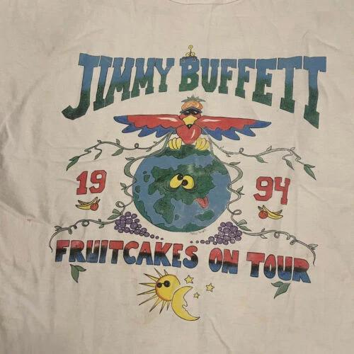 Jimmy Buffett Fruitcakes On Tour Shirt Classic White Unisex XL