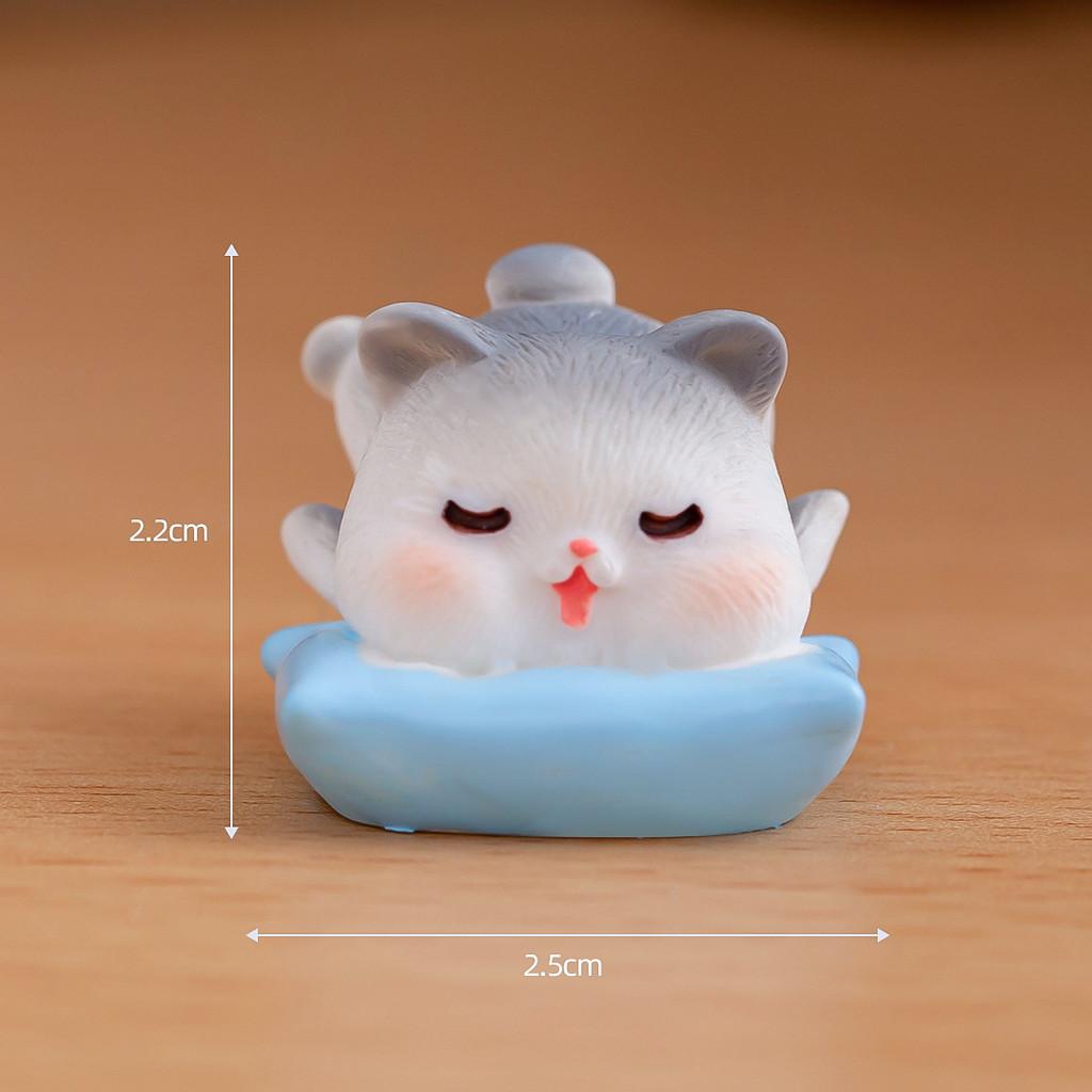 Cat Micro Landscape Resin Crafts Garden Desktop Decoration Actions Multiple