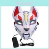Japanse Vos Masker Anime Expro Decoratie Met Neon LED Licht Voor Halloween Cosplay