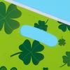 10pcs St.Patrick's Day Lucky Clover Snack cookies Gift Bag 2025 Birthday Party DIY Disposable Plastic Decorative Tote Bag