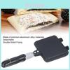 Sandwich Maker Pan With Nonstick Aluminum Griddle For Breakfast And Snack Preparation