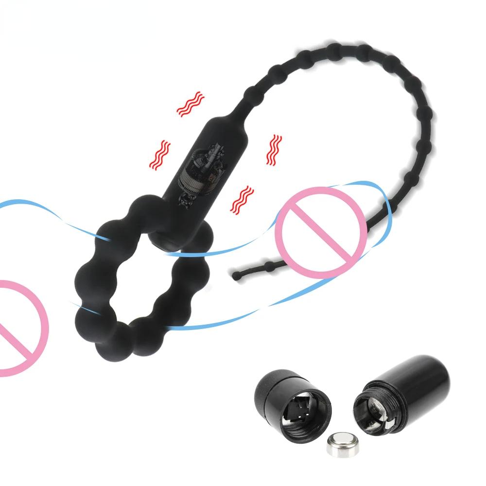 Harnröhren-Sounding-Vibratoren für Männer, Penis-Plug, Dilatator, Penisring, medizinisches Verzögerungsgerät, männlicher Masturbator, Sexspielzeug für Erwachsene ab 18 Jahren