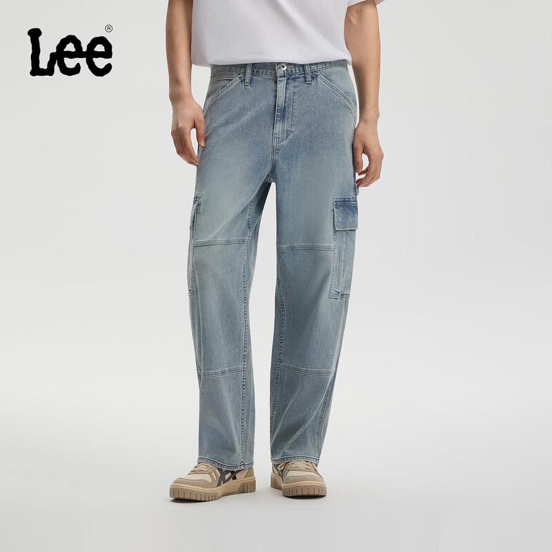 Lee Men s Relaxed Fit Wide-Leg Jeans 761 36