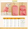 Pet Peach Heart Slim Fit Dog Sweater, Round Neck