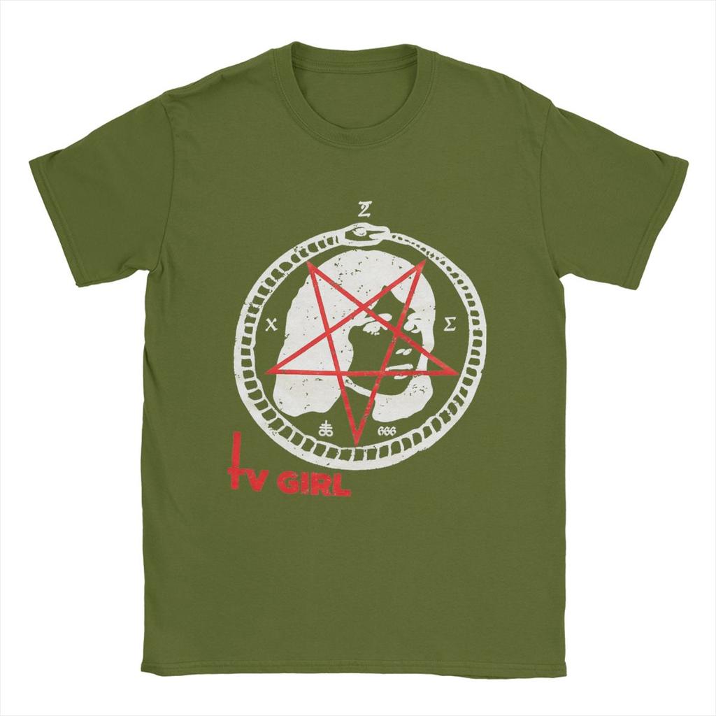 Punk Tv Girl T-Shirts for Men Amazing Cotton Tees O Neck Short Sleeve T Shirts Summer Clothing