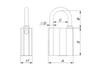 Zinc Alloy LATCH PADLOCK, LARGE KEY, EXTENDED SHACKLE - MP KLO K351