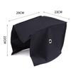1pz Testa Mobile a Fascio Copertura Pioggia Fascio Luce da Palco Cappotto Pioggia Neve Copertura Pioggia Par Luce Impermeabile Nero Protezione Spotlight