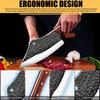 7 Inch Boning Knife Handmade Forged Stainless Steel  Kitchen Cleaver Chef Butcher Knives Outdoor Slaughter Knife Tools