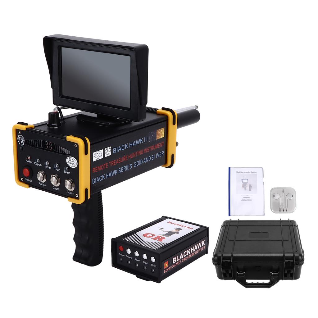 Metal Detector with Display 1000m Large Range Remote Metal Scanner Copper Silver Gold DetectorUK