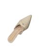 French Thick Heel Bag Head Half Tray Shoes Women's 2025 Spring and Summer New Small Fragrant Wind Pointed Head with Skirt Gentle Half Slippers Women
