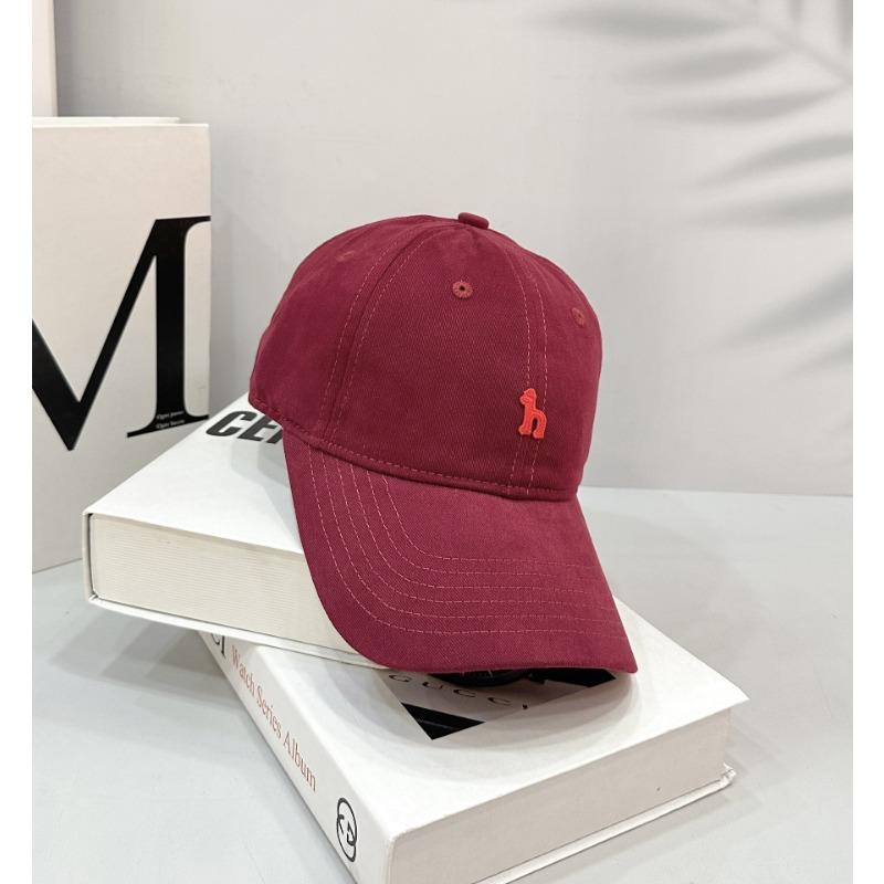Four Seasons Embroidered Baseball Cap Children's Fashion Versatile Large Wide Soft Top Cap Men