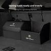Scatola portaoggetti in pelle per bagagliaio auto Borsa organizer pieghevole per auto per Alfa Romeo Giulietta Mito 159 Giulia Stelvio 156 147 Tonale Brera GF8