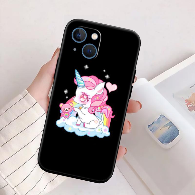 RP14 Cartoon Unicorn New High-End Shell Phone Case for Redmi Note 13 14 Pro+ Plus A3 A3X 13X 13C 13R 14S 14C 14R