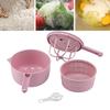 Ergonomic Design Salad Spinner Plastic Vegetable Washing Basket Vegetable Dehydrator  Kitchen