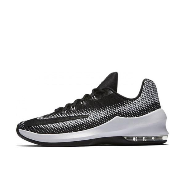 Nike Air Max Infuriate Comfortable Versatile Shock Absorbing Durable Mid-Top Basketball Shoes Men sneaker Black White 852457-010