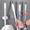 Wall Mounted Mop Organizer Holder Brush Broom Hanger Home Storage Rack Bathroom Suction Hanging Pipe Hooks Household Tools Home