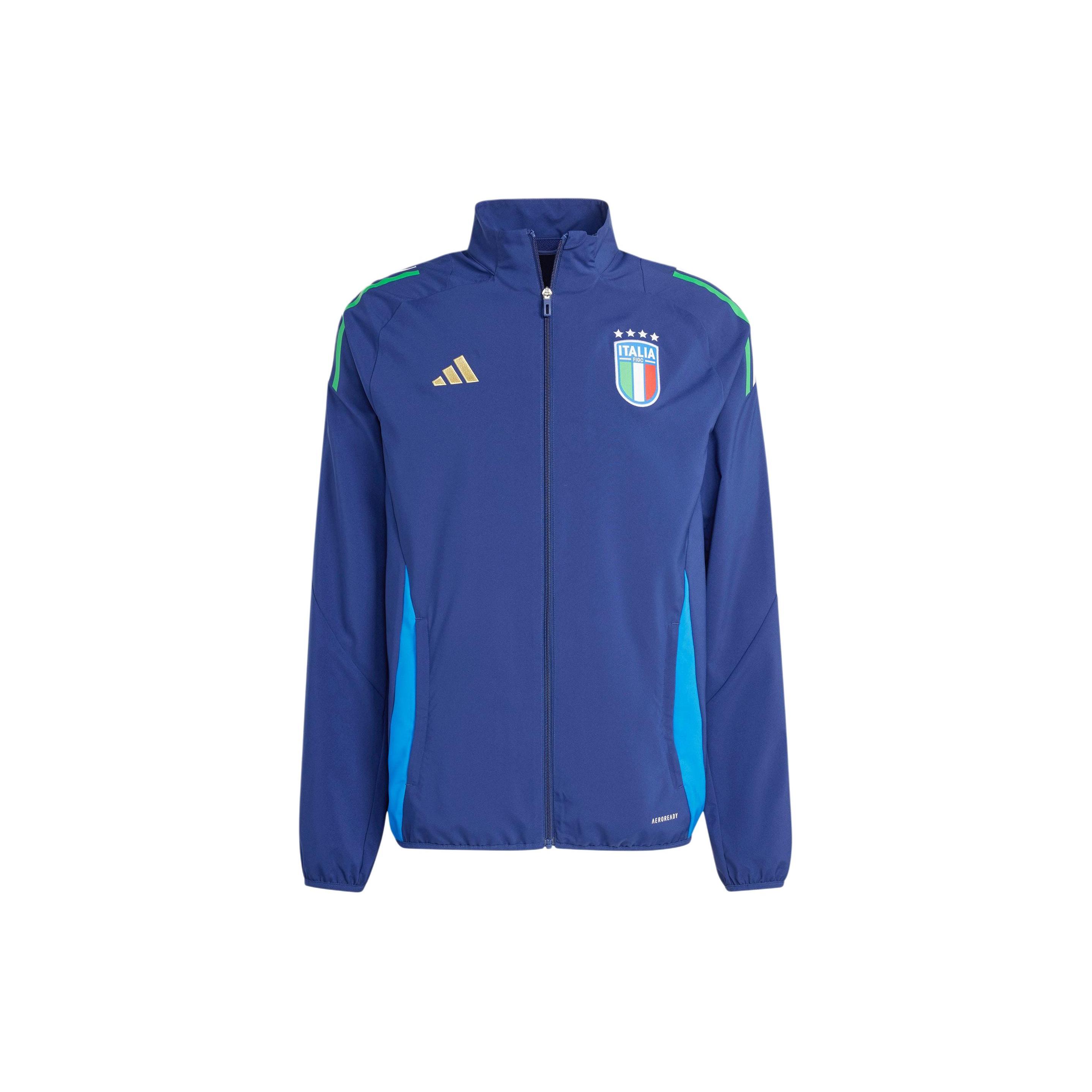 

New Adidas Tiro 24 ITALYCOMPETITION PRESENTATION Retro Sports Stand Collar Jackets Men s Midnight Blue IQ2184 M