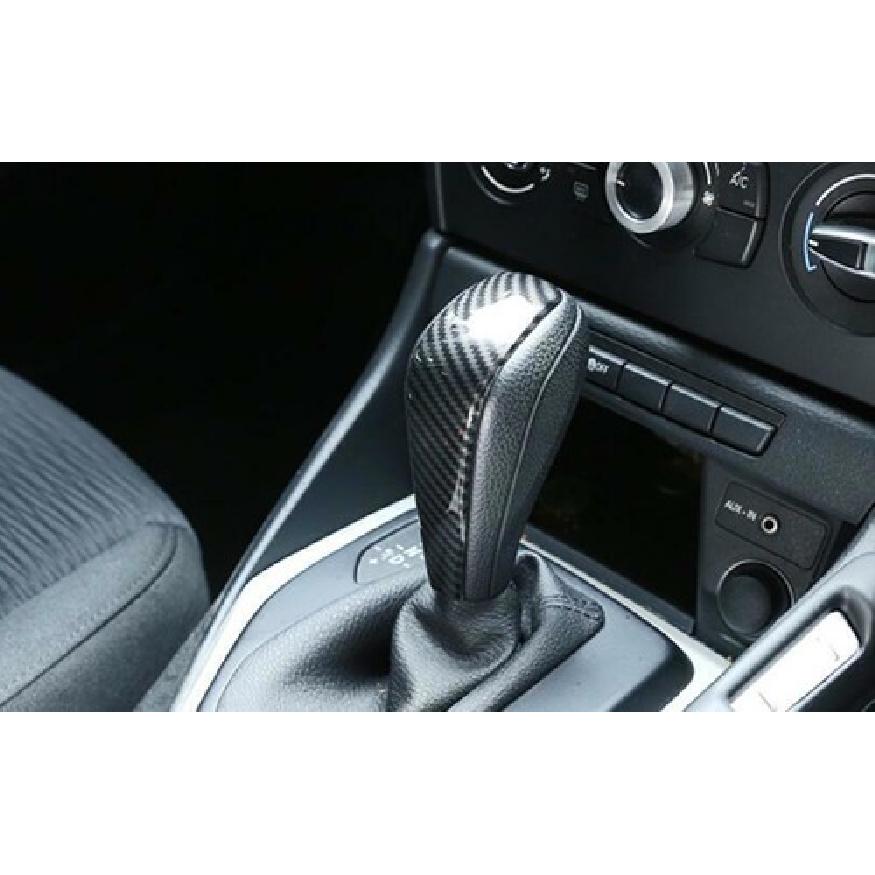 Gear Shift Central Console For BMW 3-Series E90 2005-12 Carbon Fiber Knob Cover