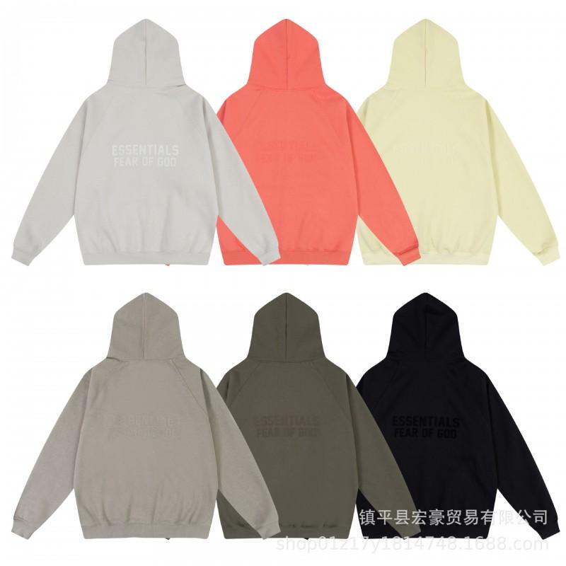 Unisex Oversized Fleece-Lined Hooded Zip-Up Sweatshirt With Embroidered Letter Print