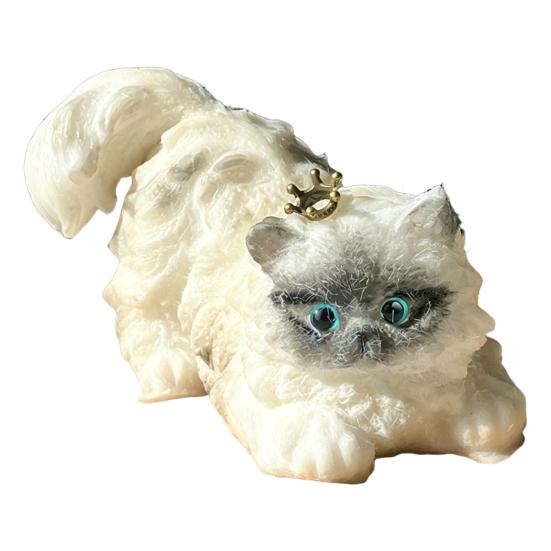 

Реалистичная игрушка-антистресс в виде кошки из мягкой термопластичной резины (TPR) для снятия стресса. Милый гаджет в форме котенка для детей и взрослых. серый