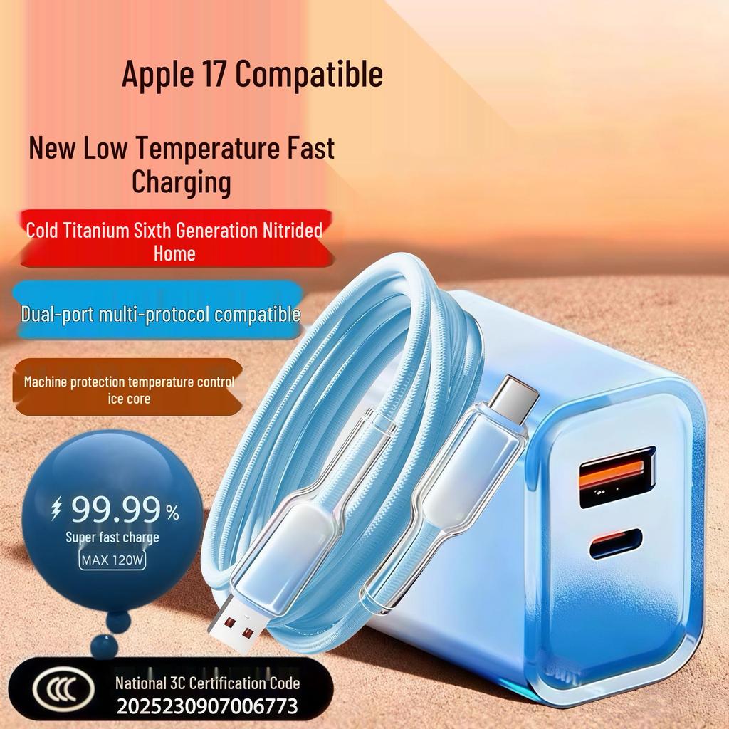 22.5W GaN Fast Charger for Apple, Huawei, Samsung, Xiaomi, Android Phones