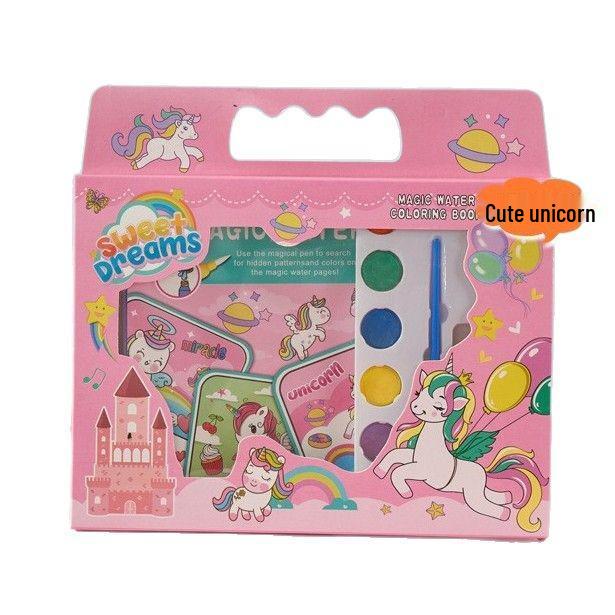 Children's Water Painting Doodle Book Set - Toddler Coloring Toy for June 1st Gift