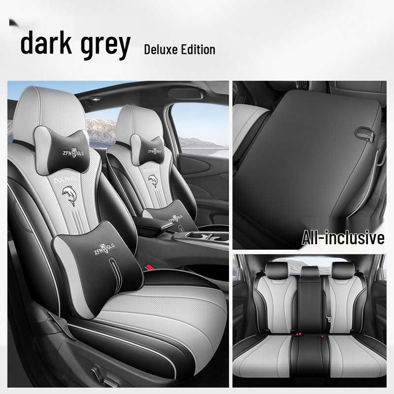 25 BYD Dolphin Leather Seat Covers, All-Season, Breathable, Full Coverage for Intelligent Driving Version
