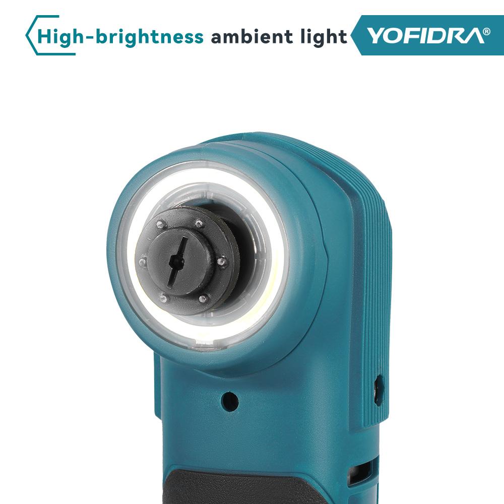 Yofidra Brushless Quickrelease Oscillating Tool 20000OPM Electric Saw Trimmer Woodworking Power Tool For Makita 18V Battery Pin