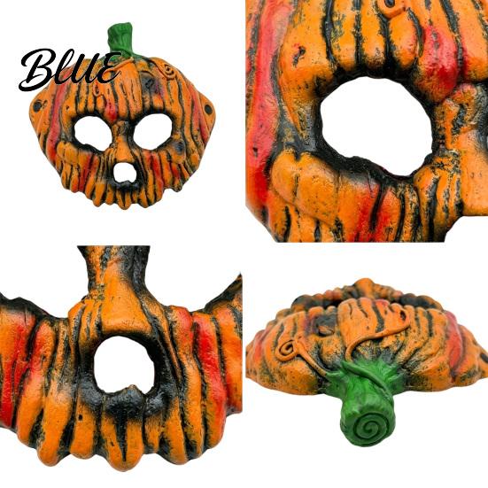 Halloween Kostümparty Zubehör Kürbis Maske für Erwachsene Gruselig Schreckliches Kopf Leicht PU Schaum Vollgesichts Maskerade Requisite Cosplay Realistische Requisite