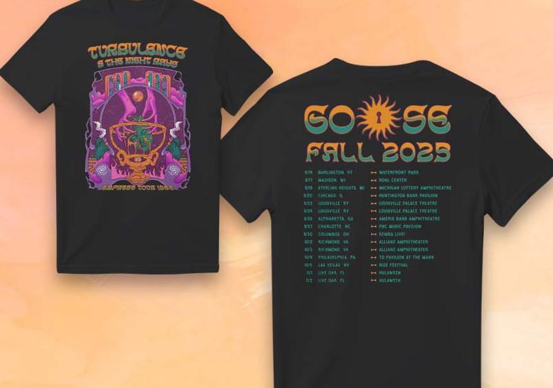 Goose Turbulence Fall Tour 2025 ShirtTshirt Unisex T-Shirt M