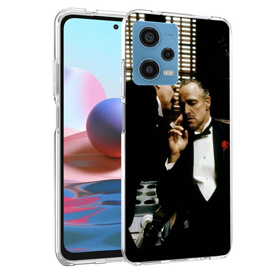 

--The Godfather Phone Case For Redmi Note 13 12 14 15 Pro Plus 13R 11 11T 11E 11S 10 Pro 10S 9 9S Cover Cell Clear TPU Capa Case Redmi Note 13 4G