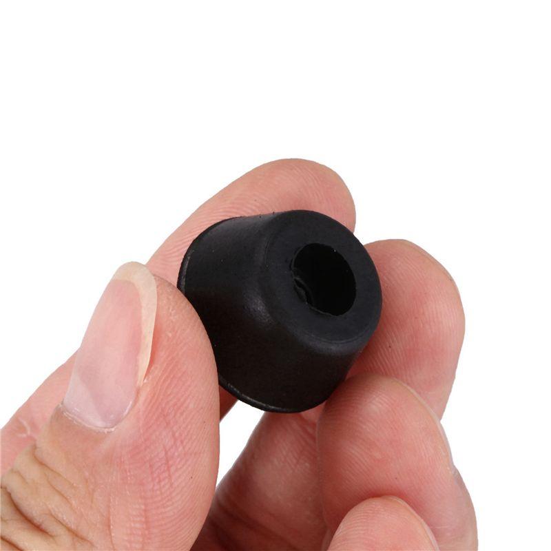 ABWR-40 Pcs 21Mm X 10Mm Conical Recessed Rubber Feet Bumpers Pads Black