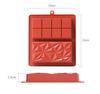 Dubai Chocolate Mold Food Grade Silicone Chocolate Mold Rectangular DIY Mold Kitchen Baking Accessories