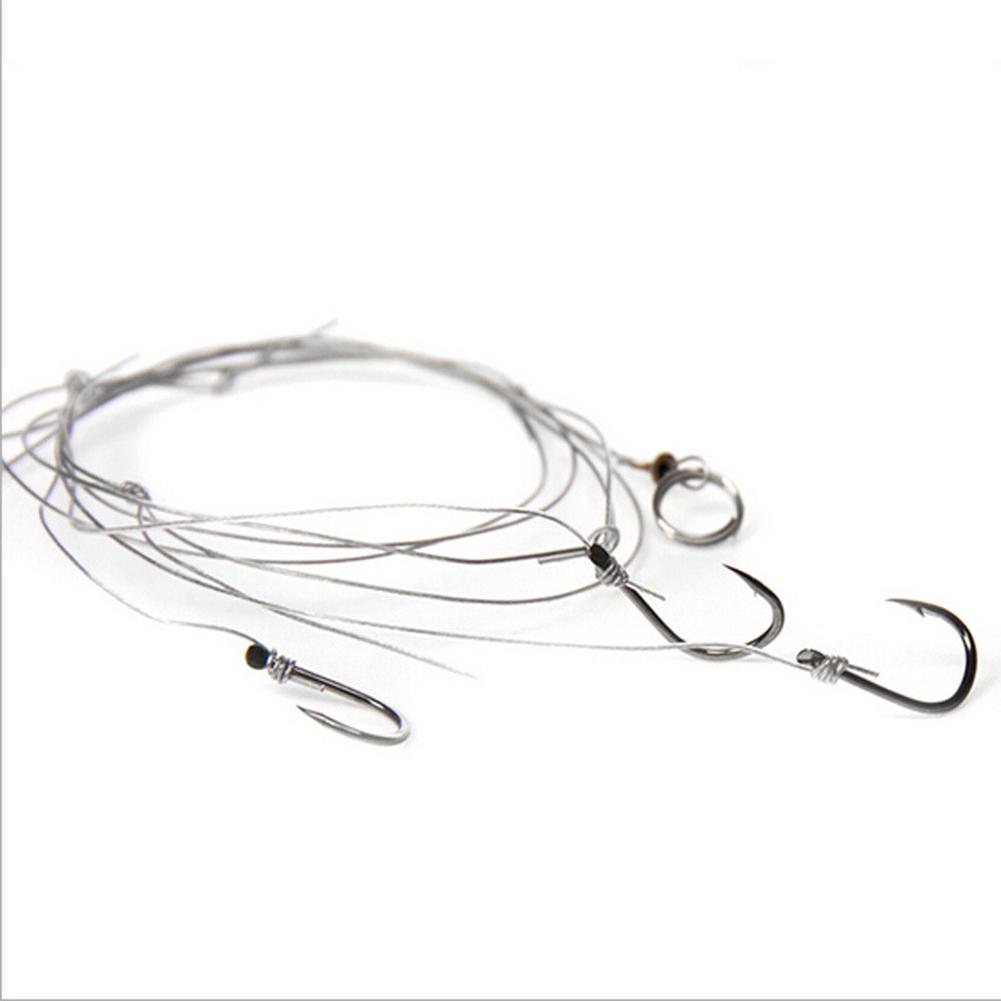 5 Pcs/set 5#-10# Fishing  Hooks Winding Bite Line Barbed Sea Fishing Hooks Fishing Lure Parts
