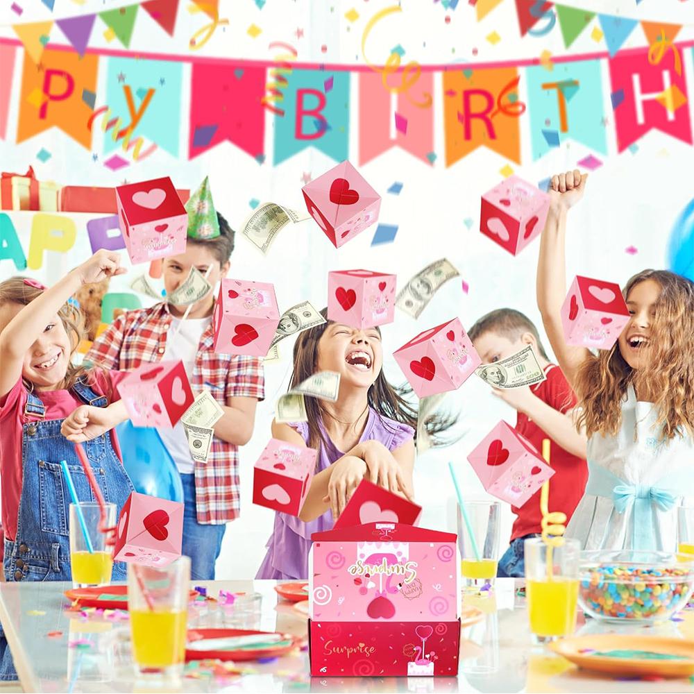 Surprise Gift Box Explosion Happy Birthday Exploding Gift Box for Women Men