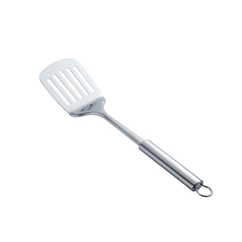 Stainless Steel Cooking Spoon & Spatula Set with Flat Handle